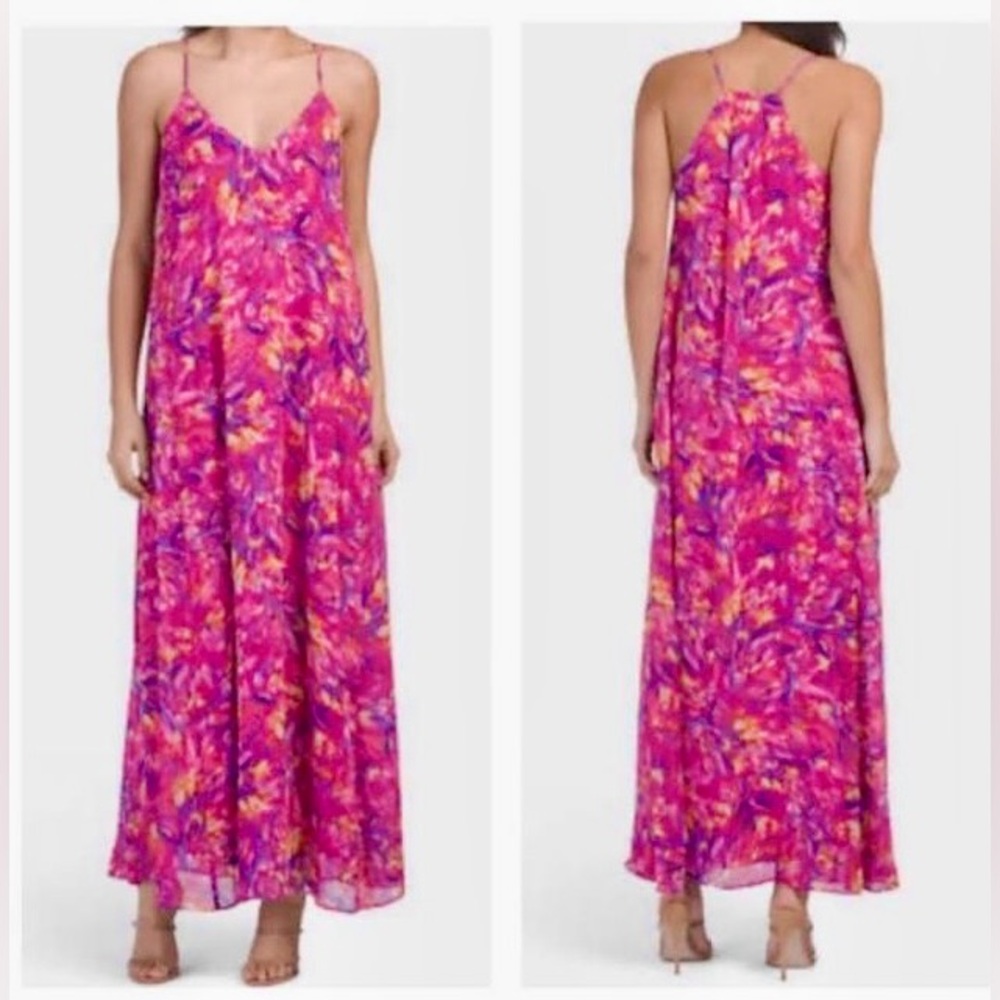 Nicole Miller Pink Floral Dress